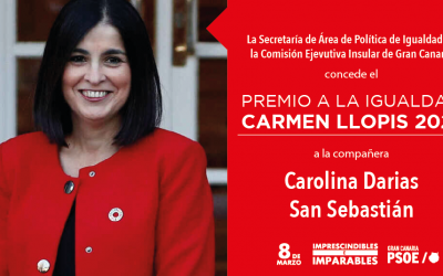 Premio Carmen Llopis 2021 Carolina Darias